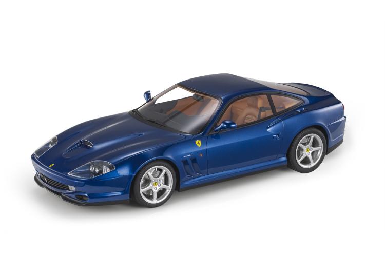 ミニカー Ferrari 550 Maranello 1:18 予約】12月以降発売予定Ferrari 550 Maranello blue /TOPMARQUES 1/18