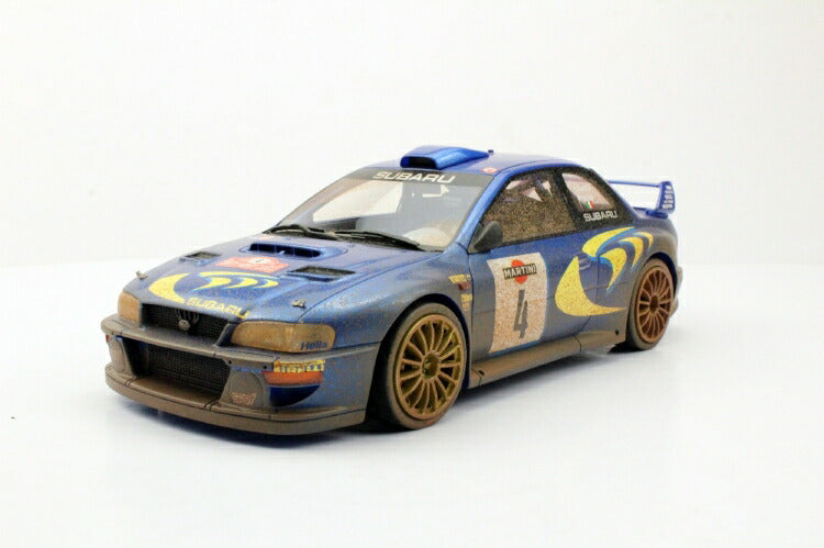 ギャラリービューアに画像をロードする, 【予約】7月以降発売予定Subaru Imprezaスバルインプレッサ S4 WRC 2nd Place San Remo 1998 Dirty /Top Marques 1/18 ミニカー