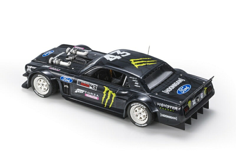 ギャラリービューアに画像をロードする, FORD USA - MUSTANG HOONIGAN N 43 COUPE 1965 KEN BLOCK - EDITION 2020 - BLACK WHITE /TOPMARQUES 1/43 ミニカー