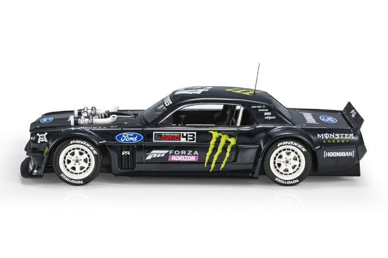 ギャラリービューアに画像をロードする, FORD USA - MUSTANG HOONIGAN N 43 COUPE 1965 KEN BLOCK - EDITION 2020 - BLACK WHITE /TOPMARQUES 1/43 ミニカー