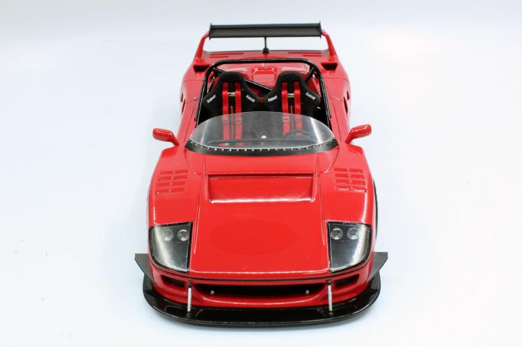 ギャラリービューアに画像をロードする, 【予約】9月以降発売予定Ferrari F40フェラーリ LM Beurlys Barchetta red /Top Marques 1/18 ミニカー