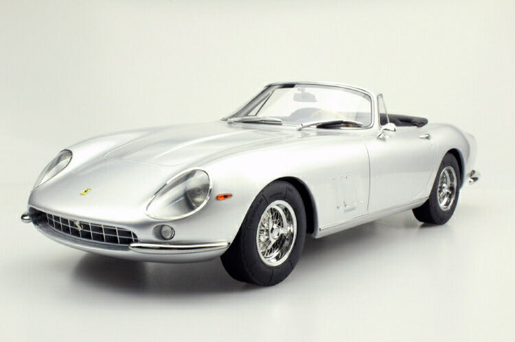 ギャラリービューアに画像をロードする, FERRARIフェラーリ 275 GTB/4 NART SPIDER 1967 silver /Top Marques 1/12 ミニカー