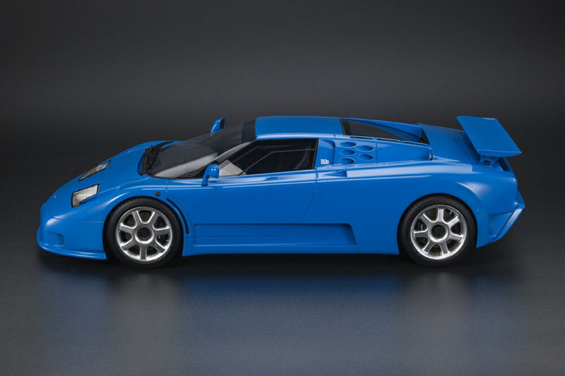 ギャラリービューアに画像をロードする, BUGATI - EB110 SS 1994 - BLUE /TOPMARQUES COLLECTION 1/12 ミニカー