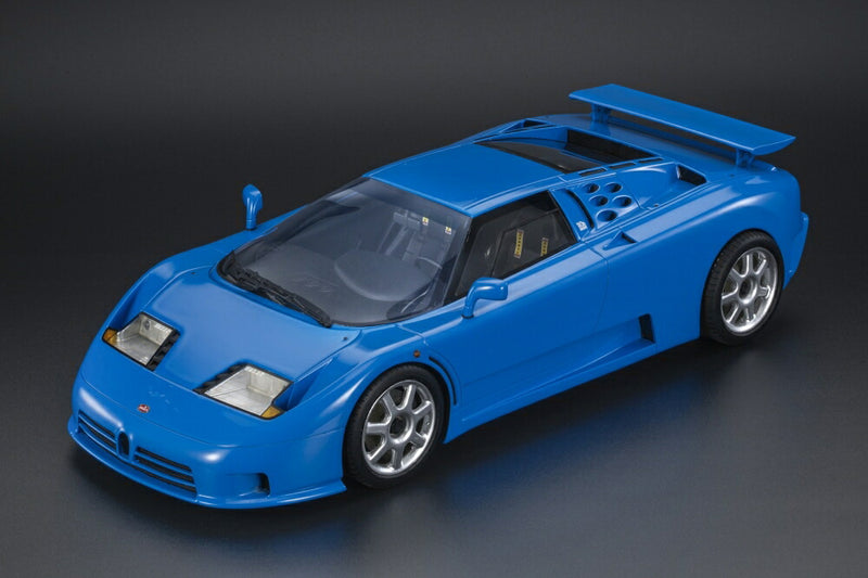 ギャラリービューアに画像をロードする, BUGATI - EB110 SS 1994 - BLUE /TOPMARQUES COLLECTION 1/12 ミニカー