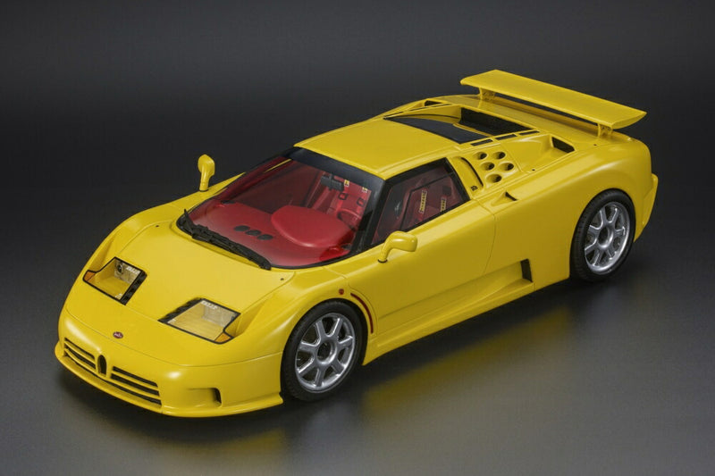 ギャラリービューアに画像をロードする, BUGATI - EB110 SS 1994 - YELLOW /TOPMARQUES COLLECTION 1/12 ミニカー