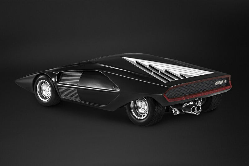 ギャラリービューアに画像をロードする, LANCIA - STRATOS ZERO CONCEPT 1970 - BLACK /TOPMARQUES COLLECTION 1/12 ミニカー