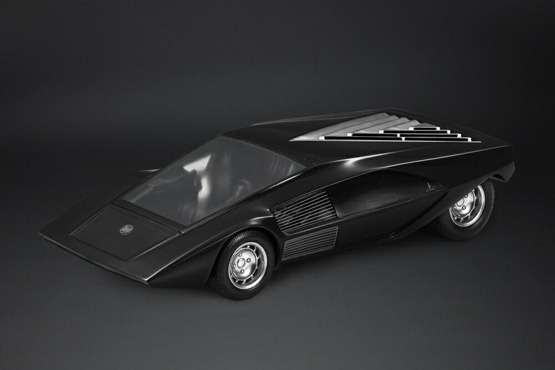 ギャラリービューアに画像をロードする, LANCIA - STRATOS ZERO CONCEPT 1970 - BLACK /TOPMARQUES COLLECTION 1/12 ミニカー