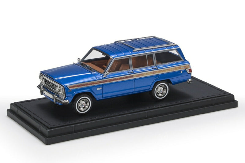 ギャラリービューアに画像をロードする, JEEP - GRAND WAGONEER 1979 - BLUE /TOPMARQUES COLLECTION 1/43 ミニカー