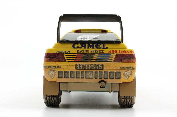 ギャラリービューアに画像をロードする, 【予約】6月以降発売予定Peugeotプジョー 405 GT T-16 Paris Dakar Winner 1990 dirty /TOPMARQUES 1/18 ミニカー
