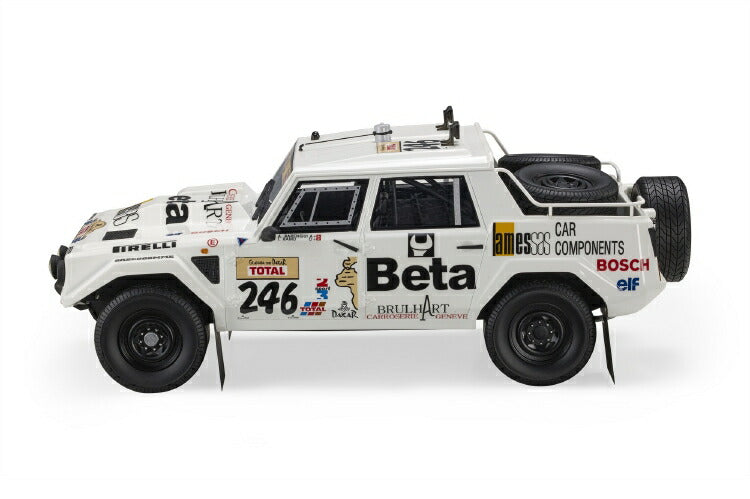 ギャラリービューアに画像をロードする, 【予約】2021年2月以降発売予定Lamborghini LM002N 246 RALLY PARIS DAKAR 1988 A.BARENGHI - T.RAMU /TOPMARQUES 1/18 ミニカー