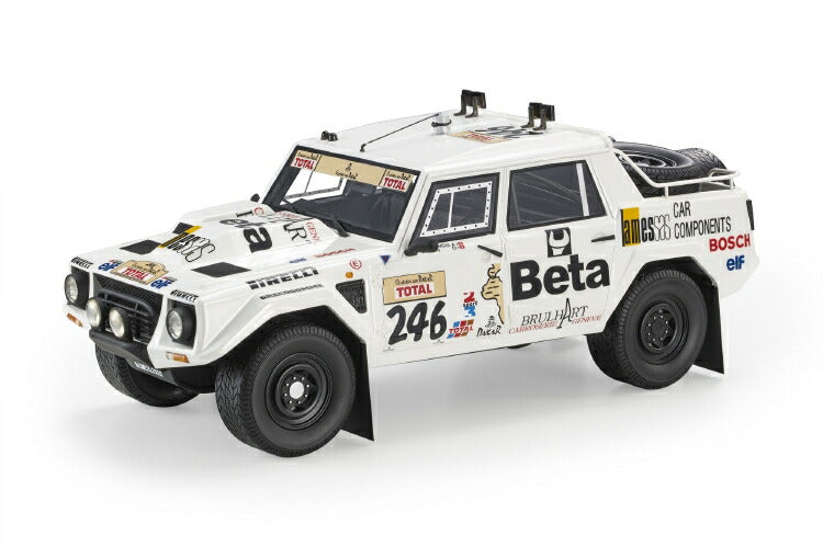 ギャラリービューアに画像をロードする, 【予約】2021年2月以降発売予定Lamborghini LM002N 246 RALLY PARIS DAKAR 1988 A.BARENGHI - T.RAMU /TOPMARQUES 1/18 ミニカー