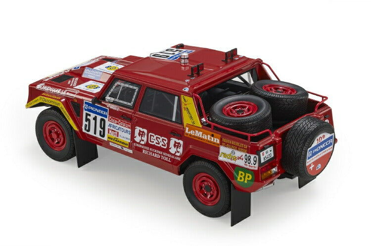 ギャラリービューアに画像をロードする, 【予約】2021年2月以降発売予定Lamborghini LM002 N 519 RALLY PARIS DAKAR 1988 JO.COUCET - M.KERZEN /TOPMARQUES 1/18 ミニカー