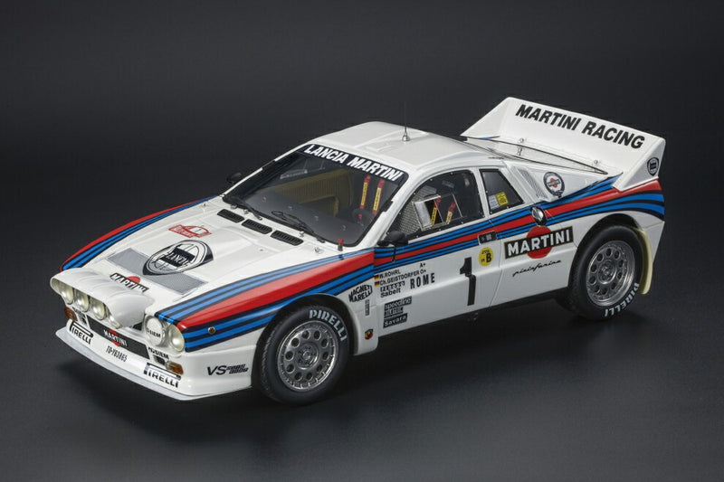 ギャラリービューアに画像をロードする, 【予約】12月以降発売予定LANCIA - 037 MARTINI RACING N 1 WINNER RALLY MONTECARLO 1983 WALTER ROHRL - CHRISTIAN GEISTDORFER - WHITE /TOPMARQUES COLLECTION 1/12 ミニカー
