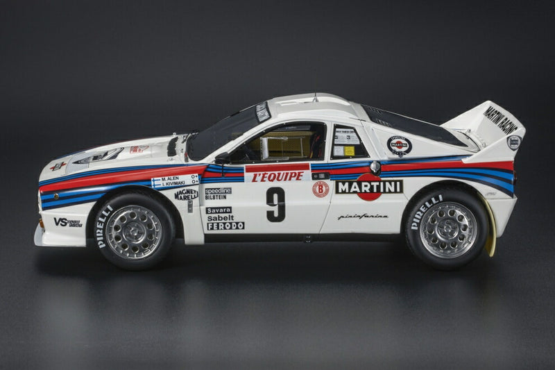 ギャラリービューアに画像をロードする, 【予約】12月以降発売予定LANCIA - 037 MARTINI RACING N 9 WINNER RALLY TOUR DE CORSE 1983 MARKKU ALEN - ILKKA KIVIMAKI - WHITE /TOPMARQUES COLLECTION 1/12 ミニカー