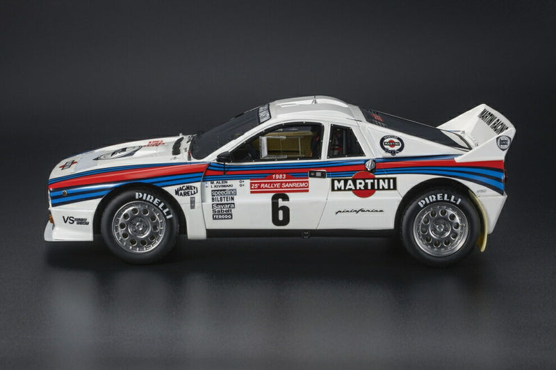 ギャラリービューアに画像をロードする, 【予約】12月以降発売予定LANCIA - 037 MARTINI RACING N 6 WINNER RALLY SANREMO 1983 MARKKU ALEN - ILKKA KIVIMAKI - WHITE /TOPMARQUES COLLECTION 1/12 ミニカー