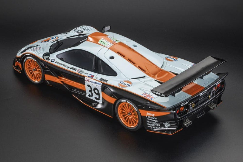 ギャラリービューアに画像をロードする, 【予約】2024年3月以降発売予定McLAREN - F 1 GTR 6.0L V12 TEAM GULF DAVIDOFF GTC RACING N 39 24h LE MANS 1997 R.BELLM - A.G.SCOTT - M.SEKIYA - LIGHT BLUE RED /TOPMARQUES COLLECTION 1/12ミニカー