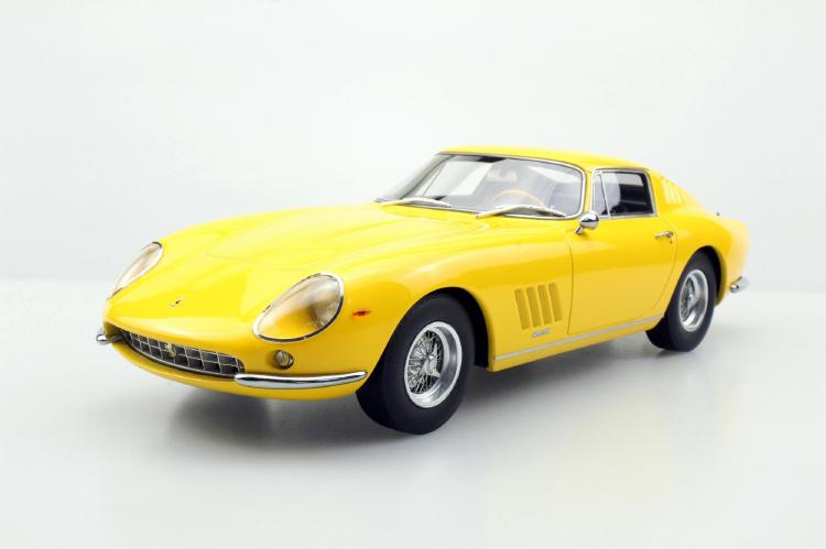 ギャラリービューアに画像をロードする, 【予約】2月以降発売予定275 GTB/4 イエロー /TOPMARQUES 1/18 レジンミニカー
