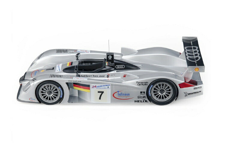 ギャラリービューアに画像をロードする, 【予約】2021年1月以降発売予定Audi R8 Le Mans 2000 3.6L TURBO V8 TEAM AUDI SPORT JOEST N 7 3rd 24h LE MANS 2000 M.ALBORETO - R.CAPELLO - C.ABT - SILVER BLACK /TOPMARQUES 1/18 ミニカー