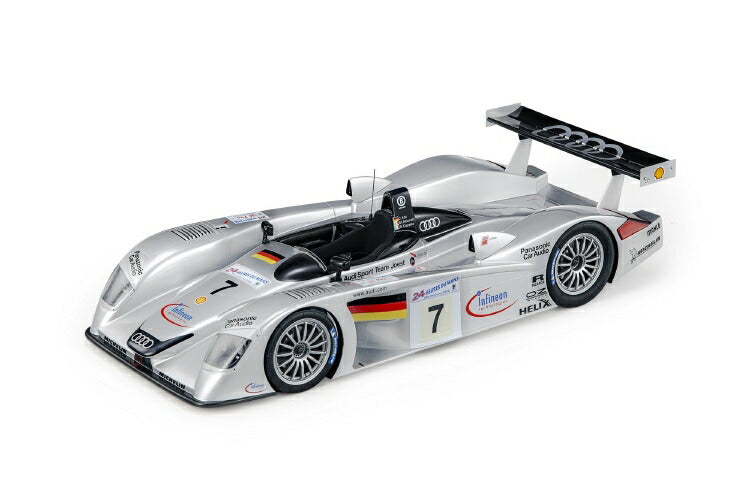 ギャラリービューアに画像をロードする, 【予約】2021年1月以降発売予定Audi R8 Le Mans 2000 3.6L TURBO V8 TEAM AUDI SPORT JOEST N 7 3rd 24h LE MANS 2000 M.ALBORETO - R.CAPELLO - C.ABT - SILVER BLACK /TOPMARQUES 1/18 ミニカー