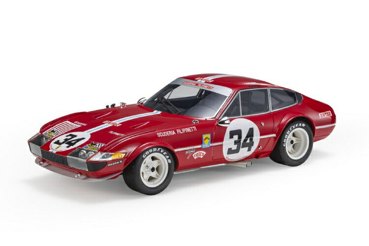 ギャラリービューアに画像をロードする, 【予約】2021年4月-6月以降発売予定Ferrari Daytona Le Mans 1972 #34 /TOPMARQUES 1/18 ミニカー