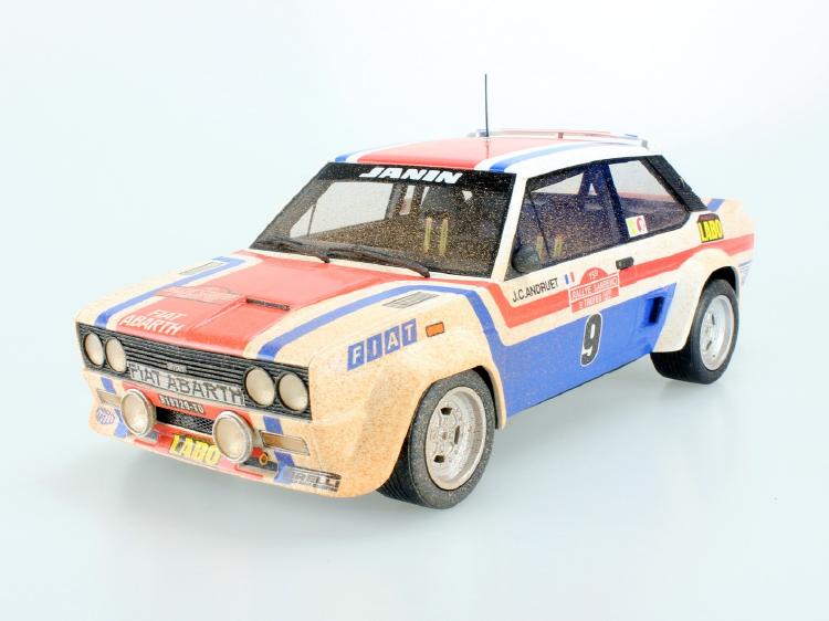 ギャラリービューアに画像をロードする, Fiat 131 Abarth 1977 San Remo Winner dirty /TOPMARQUES 1/18 ミニカー