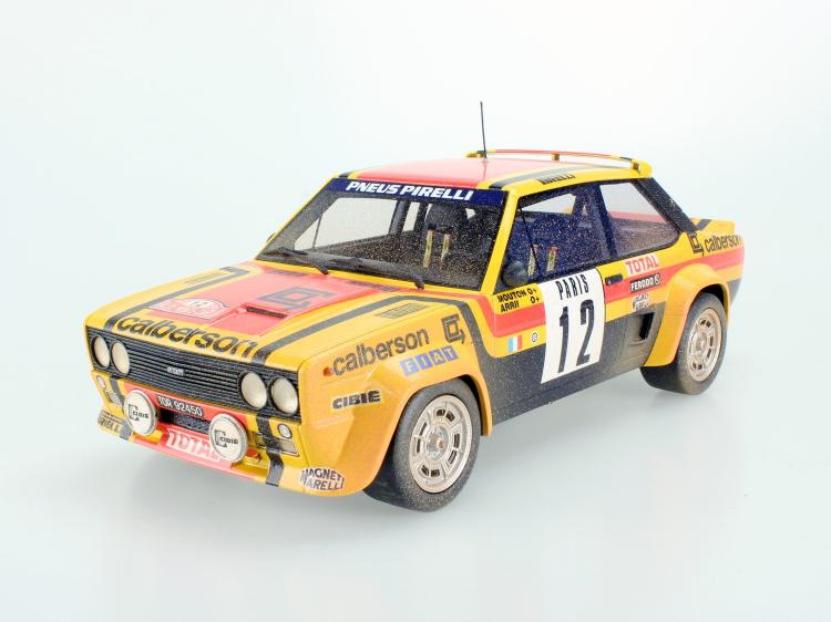 ギャラリービューアに画像をロードする, Fiat 131 Abarth 1980 Rally Montecarlo dirty /TOPMARQUES 1/18 ミニカー