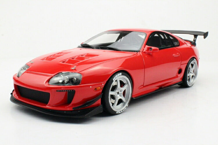 ギャラリービューアに画像をロードする, 【予約】8月以降発売予定Hoonigan Supraスープラ Mesh Wheels Red /Top Marques 1/18 ミニカー