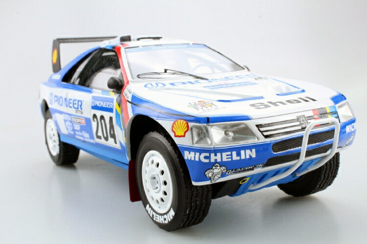 ギャラリービューアに画像をロードする, 【予約】9月以降発売予定Peugeotプジョー 405 GT T-16 Paris Dakar Winner 1989 /TOPMARQUES 1/18 レジンミニカー