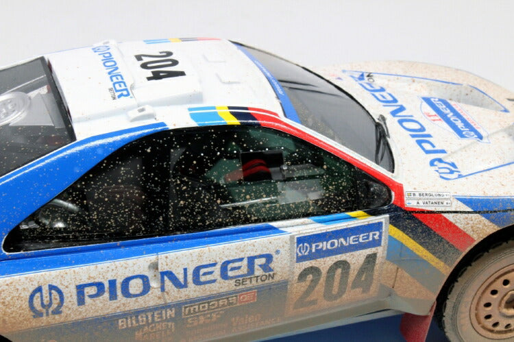 ギャラリービューアに画像をロードする, 【予約】9月以降発売予定Peugeotプジョー 405 GT T-16 Paris Dakar Winner 1989 dirty /TOPMARQUES 1/18 レジンミニカー