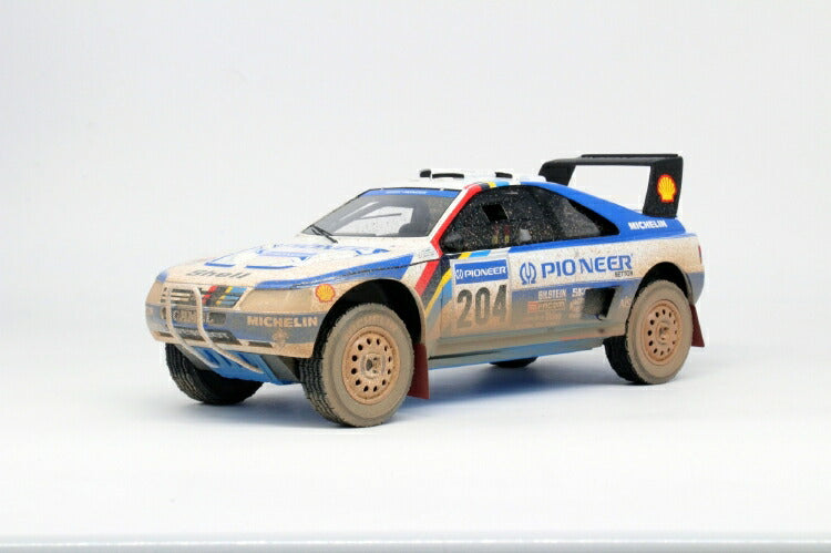ギャラリービューアに画像をロードする, 【予約】9月以降発売予定Peugeotプジョー 405 GT T-16 Paris Dakar Winner 1989 dirty /TOPMARQUES 1/18 レジンミニカー