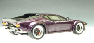 ギャラリービューアに画像をロードする, 特注 デ・トマソ パンテーラ GT5 1981 (ミッドナイト パープル with カーボン) /Sparkスパーク 1/43 レジン ミニカー