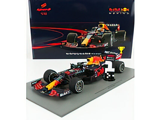 RED BULL - F1 RB16B HONDA RA620H TEAM ASTON MARTIN N 33 WINNER MONACO GP 2021 MAX VERSTAPPEN - MATT BLUE YELLOW RED /SPARK 1/18 ミニカー