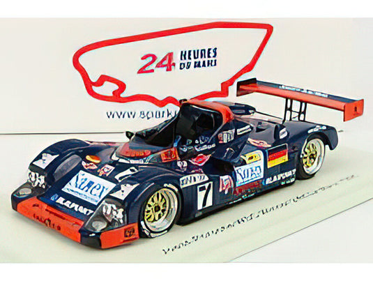 PORSCHEポルシェ 935 3.0L TURBO WSC-95 TEAM JOEST RACING N 7 WINNER 24h LE MANS 1996 A.WURZ - D.JONES - M.REUTER - BLUE RED /SPARK 1/43 ミニカー