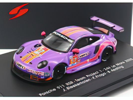 PORSCHE 911 991-2 RSR 4.0L PROJECT-1 N 57 24h LE MANS 2020 J.BLEEKEMOLEN /Spark 1/87ミニカー