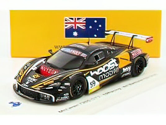McLARENマクラーレン - 720S TEAM 59RACING N 59 12h BATHURST 2020 D.STOREY - F.ROSS - M.KODRIC - BLACK YELLOW /Sparkスパーク 1/43 ミニカー