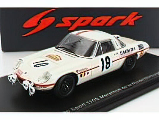 MAZDAマツダ COSMO SPORT 100S N 18 MARATHON DE LA RUOTE 84h NURBURGRING 1968 N.KOGA - Y.KATAYAMA - M.KATAKURA - WHITE /Sparkスパーク 1/43 ミニカー