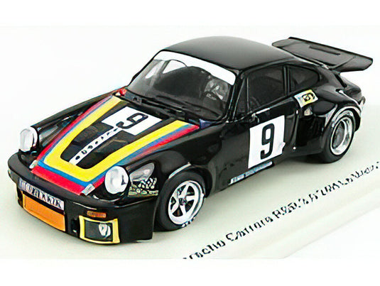 PORSCHEポルシェ 911 CARRERA RSR 3.0 N 9 24h LE MANS 1975 F.MERELLO - F.MADERA - L.LARREA - BLACK YELLOW /SPARK 1/43 ミニカー