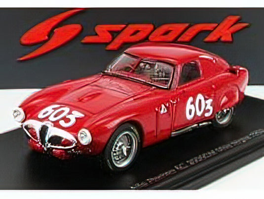 ALFA ROMEOアルファロメオ 6C 3000CM N 603 MILLE MIGLIA 1953 K.KLING - H.KLENK - RED /Sparkスパーク 1/43 ミニカー