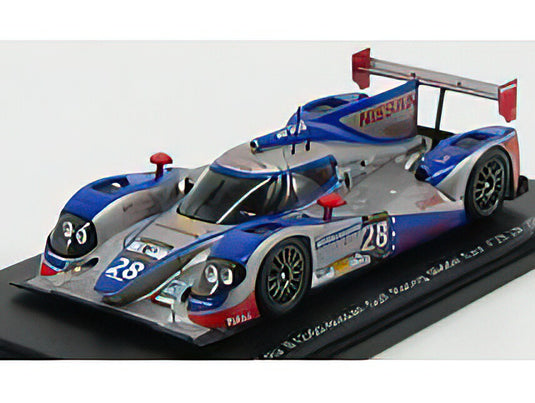 LOLA - B12/60-NISSAN GULF RACING MIDDLE EAST N 28 24h LE MANS 2013 F.GIROIX - P.HAEZEBROUCK - K.IHARA - SILVER BLUE RED /SPARK 1/43 ミニカー