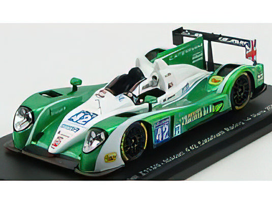 ZYTEK - Z11SN 4.5L V8 TEAM CATERHAM RACING N 42 24h LE MANS 2014 T.KIMBER-SMITH - C.DYSON - M.MCMURRY - WHITE GREEN MET /SPARK 1/43 ミニカー