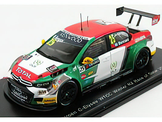 CITROEN - C-ELYSEE WTCC N 25 WINNER R2 RACE OF QATAR 2016 MEHDI BENNANI - RED WHITE GREEN /SPARK 1/43 ミニカー