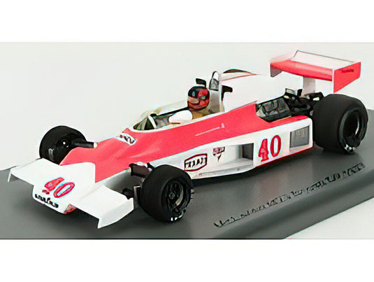 McLARENマクラーレン F1 M23 N 40 ENGLISH GP 1977 G.VILLENEUVE - ORANGE WHITE /SPARK 1/43 ミニカー