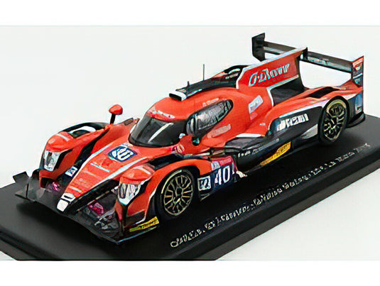 ORECA - 07 GIBSON TEAM G-DRIVE RACING N 40 24h LE MANS 2018 J.ALLEN - J.GUTIERREZ - E.GUIBBERT - ORANGE /SPARK 1/43 ミニカー