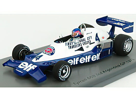 TYRRELL - F1 008 N 4 3rd ARGENTINE GP 1978 P.DEPAILLER - BLUE WHITE /SPARK 1/43 ミニカー