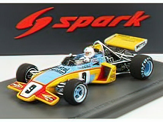 BRABHAM - F2 BT38 N 39 WINNER HOCKENHEIM GP 1972 T.SCHENKER - YELLOW LIGHT BLUE /Sparkスパーク 1/43 ミニカー