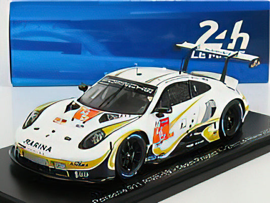 PORSCHEポルシェ 911 991-2 4.2L RSR-19 TEAM PROJECT-1 N 46 24h LE MANS 2021 A.BUCHARDT - R.FOLEY - D.OLSEN - WHITE /SPARK 1/43 ミニカー