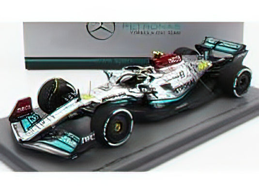 MERCEDES GP - F1 W13E TEAM MERCEDES-AMG PETRONAS F1 N 44 2nd FRANCE GP 2022 LEWIS HAMILTON - SILVER GREEN /Sparkスパーク 1/43ミニカー
