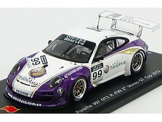 PORSCHEポルシェ 911 997-2 GT3 R TEAM TRANSASIA N 99 2nd MACAU GT CUP 2012 ALEXANDRE IMPERATORI - WHITE VIOLET /SPARK 1/43 ミニカー