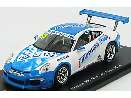 PORSCHEポルシェ 911 991 GT3 CUP N 88 PCCA 2014 EGIDIO PERFETTI - WHITE BLUE /SPARK 1/43 ミニカー
