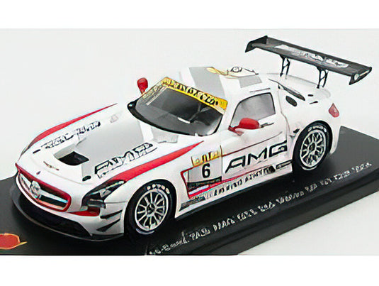 MERCEDES BENZ - SLS AMG GT3 N 6 2nd GT CUP MACAU GP 2014 R.VAN DER ZANDE - WHITE /SPARK 1/43 ミニカー
